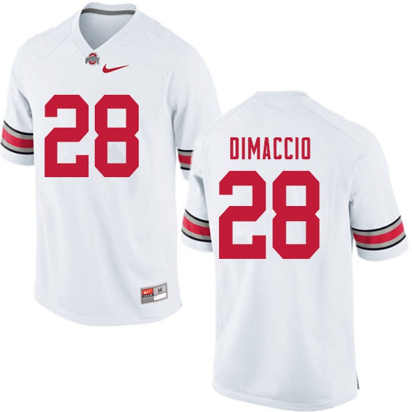 Ohio State Buckeyes #28 Dominic DiMaccio Men Alumni Jersey White
